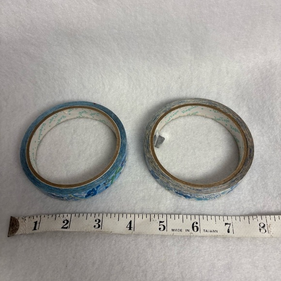 Set of 3 STITCH Plastic Tape Rolls Tsum Tsum Wide Clear Tape Disney Japan - Picture 4 of 8